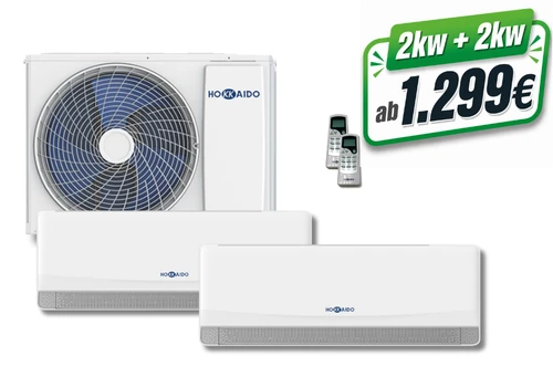 Klimaanlage online kaufen in Österreich, Multisplit ab 1299€, extrem günstig.